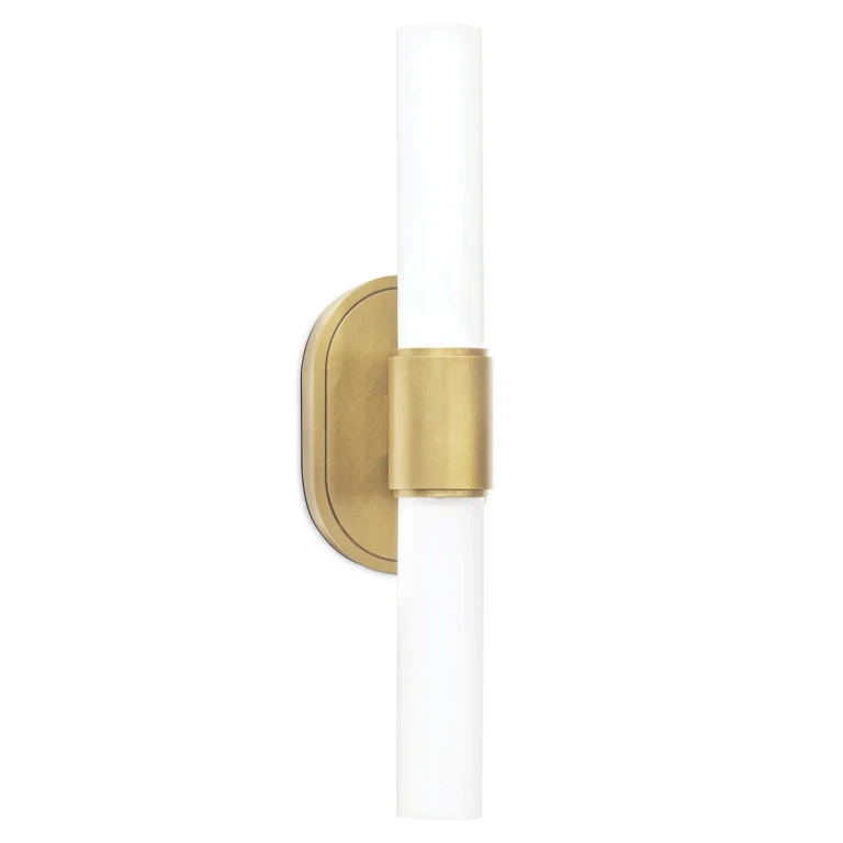 Natural Brass Wall Sconce from the Dixon Collection