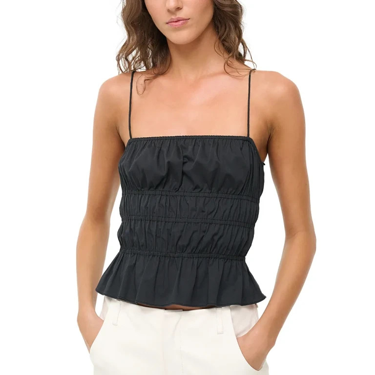 Staud Ayla Poplin Top