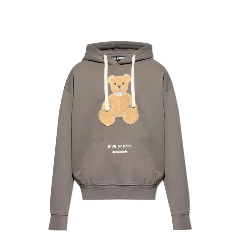 Palm Angels Sweatshirt With A Distinctive Teddy Bear Motif