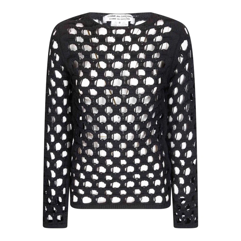 Comme Des Garcons Pull Col Rond - Noir