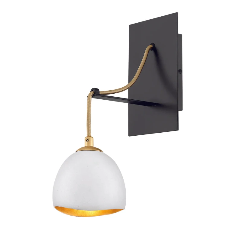 Shell White LED Wall Sconce from the Nula Collection