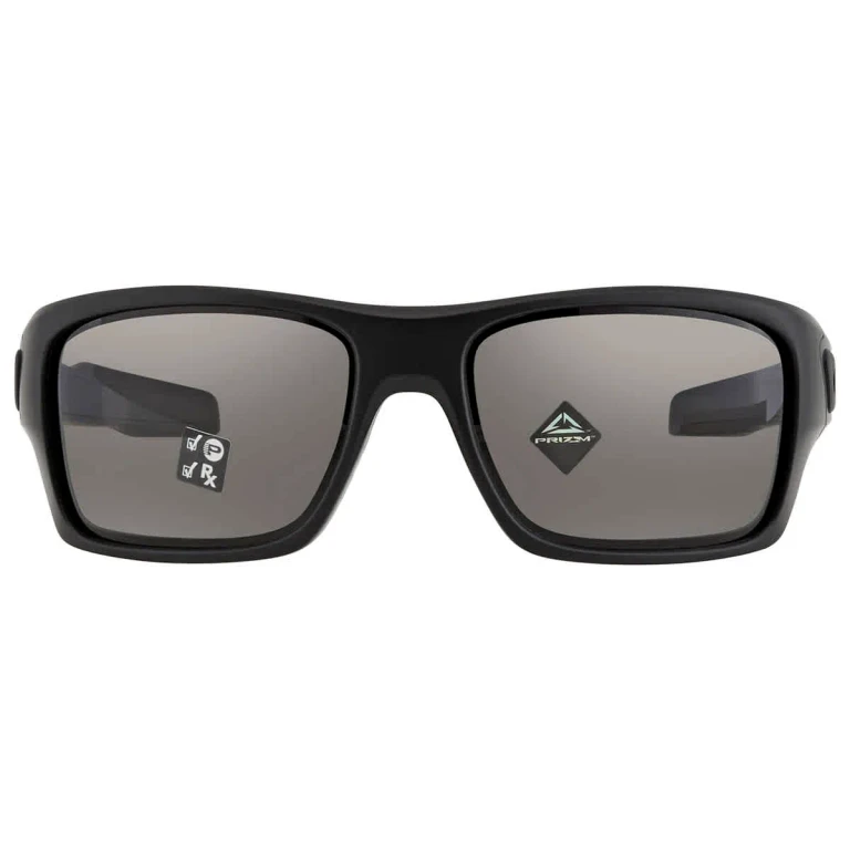 Oakley Turbine Prizm Grey Polarized Wrap Mens Sunglasses OO9263 926362 65