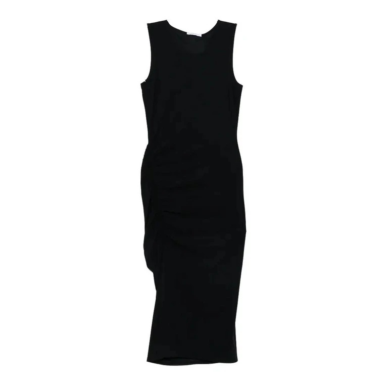 Patrizia Pepe Robe Au Genou - Noir