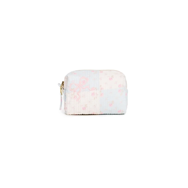 LoveShackFancy Mini Octavia Pouch Ivory Chapparal One Size