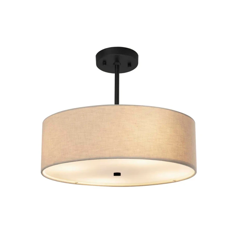 Matte Black Pendant from the Textile Collection