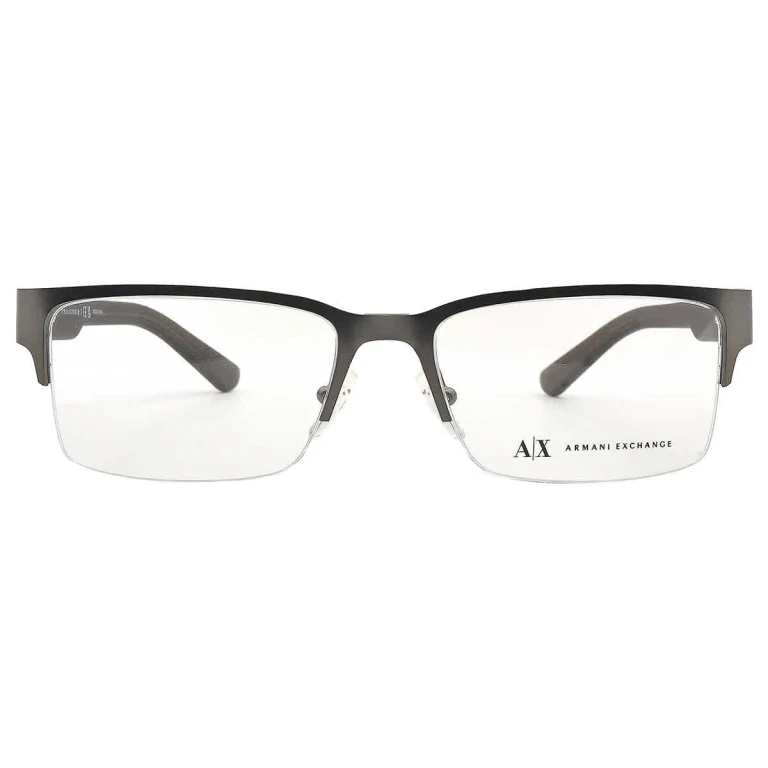 Armani Exchange Demo Rectangular Mens Eyeglasses AX1014 6060 53