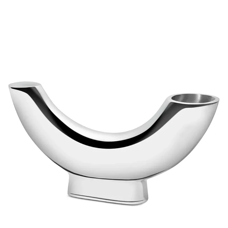 Nambe Half Moon Vase