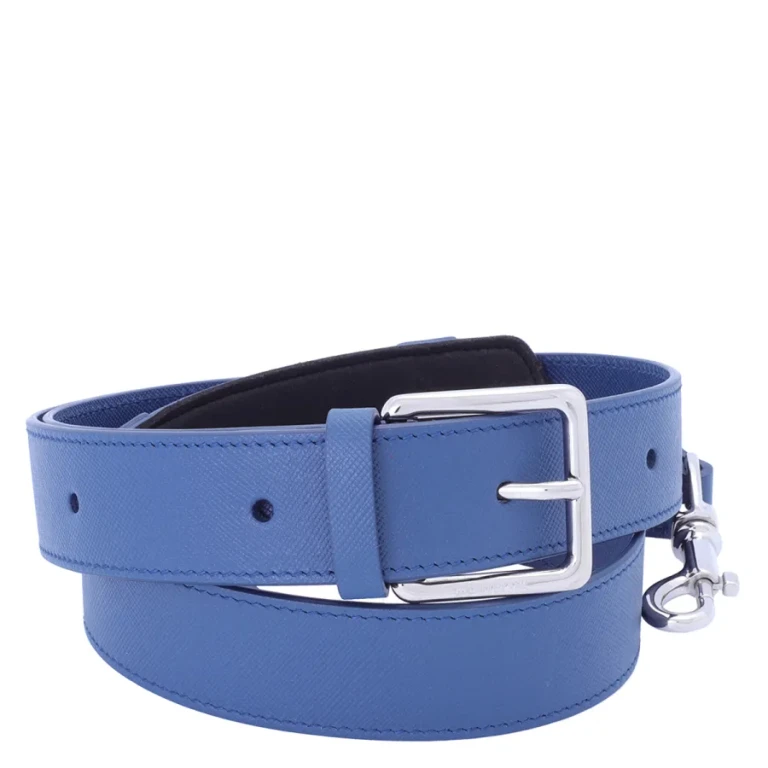 Petrol Meisterstuck Leather Shoulder Strap