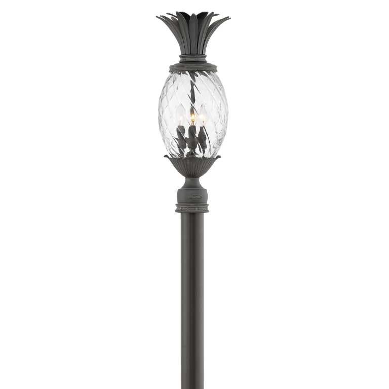 Museum Black LED Outdoor Lantern from the Plantation Collection
