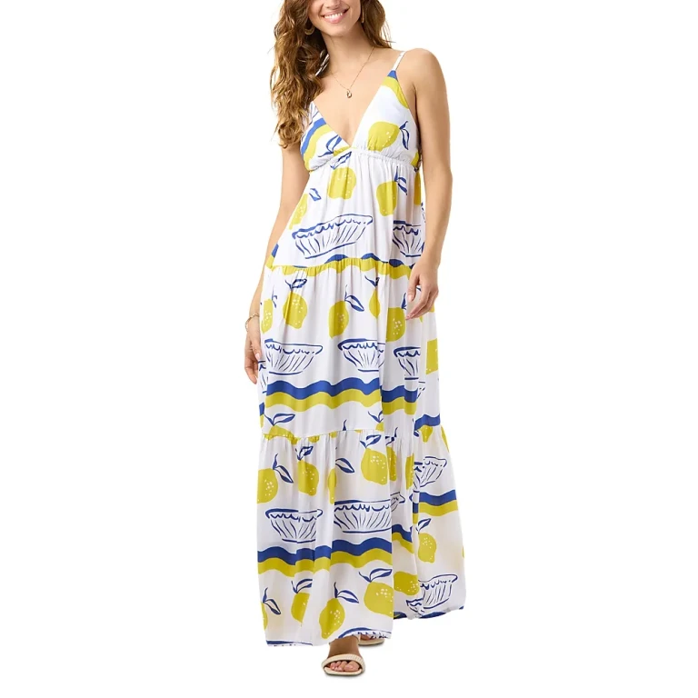 Tiare Hawaii Waikiki Maxi Dress Swim Cover-Up