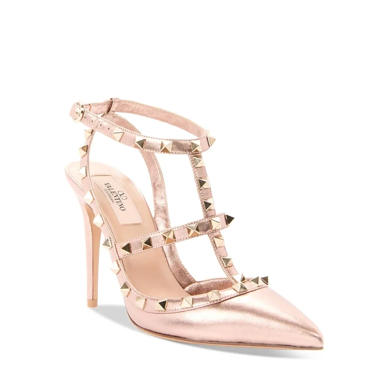 Valentino Garavani ウィメンズ ストラッピー スタッデッド パンプス