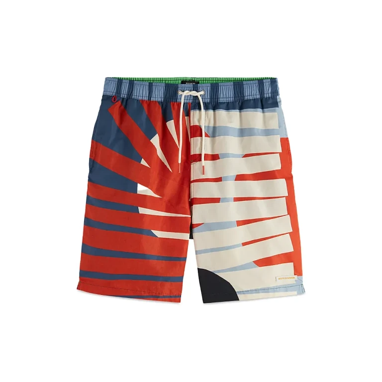 Scotch & Soda Regular Fit 8 Swim Trunks