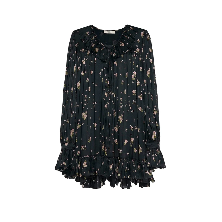 Chloé Silk Short Dress