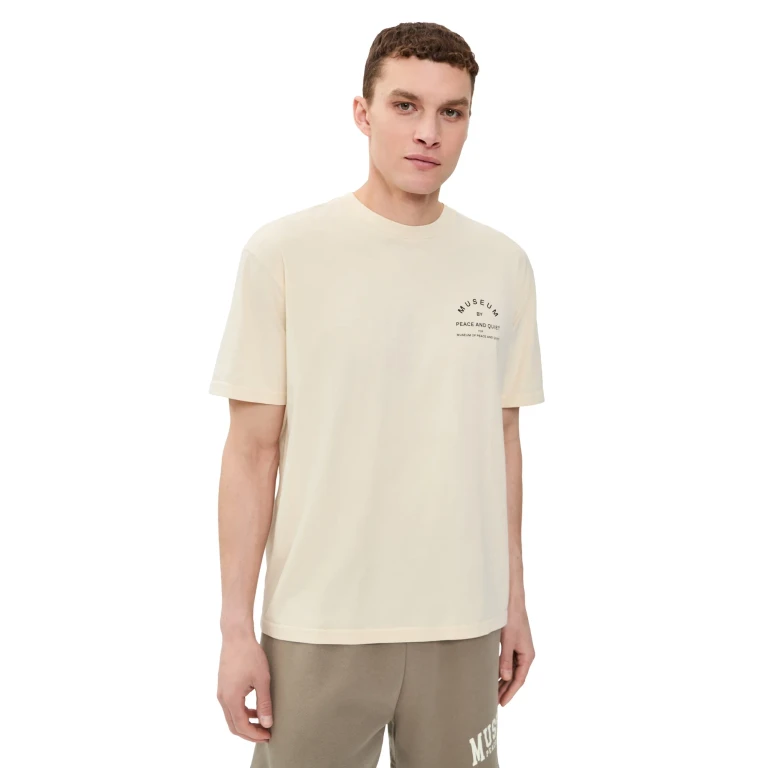 Museum of Peace and Quiet Museum by Pq T-Shirt Bone M