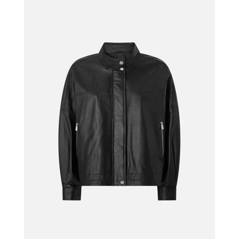 Pinko Nappa Leather Blouson