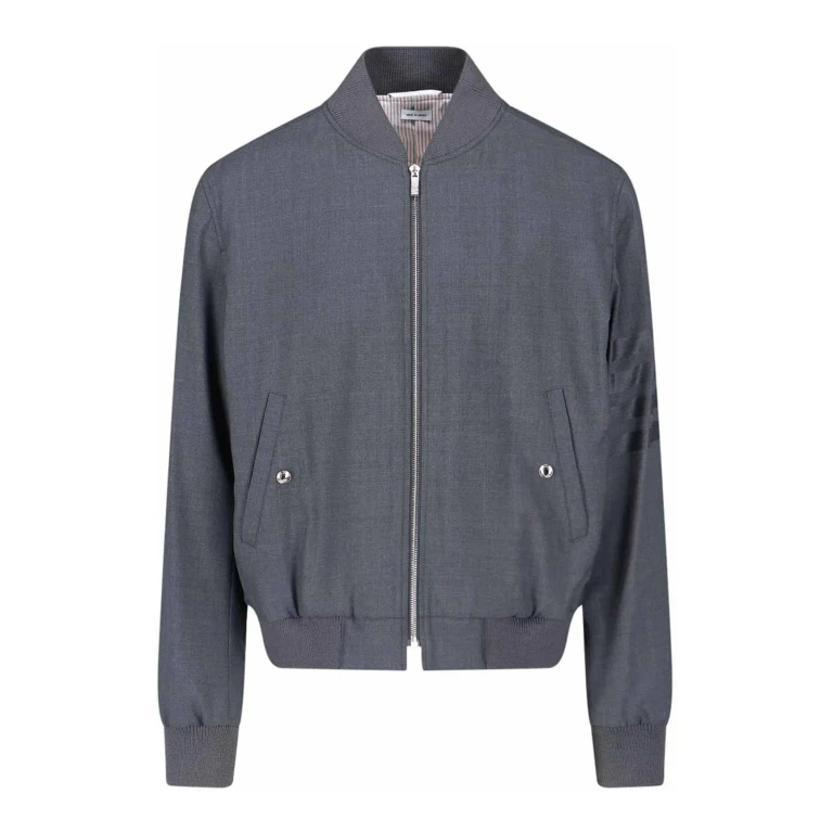 Chaqueta Bomber Thom Browne - Gris