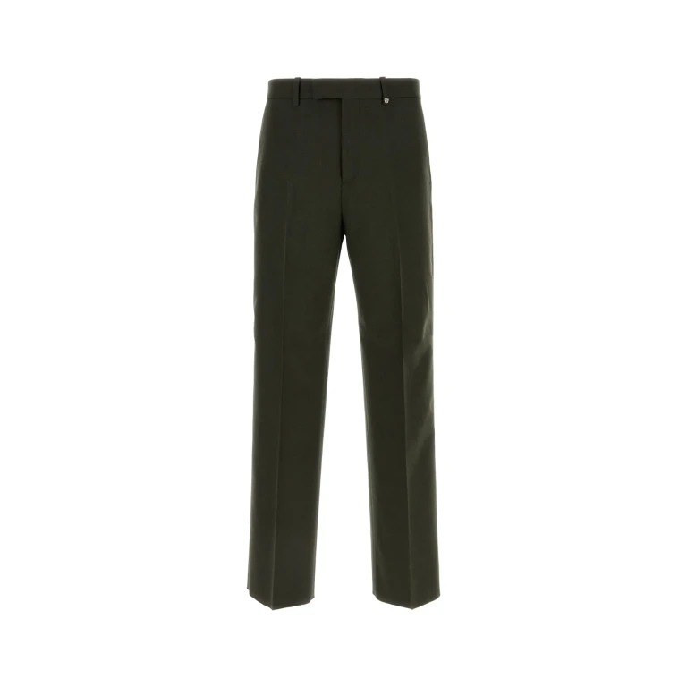 Burberry Bottle Green Wool Pant