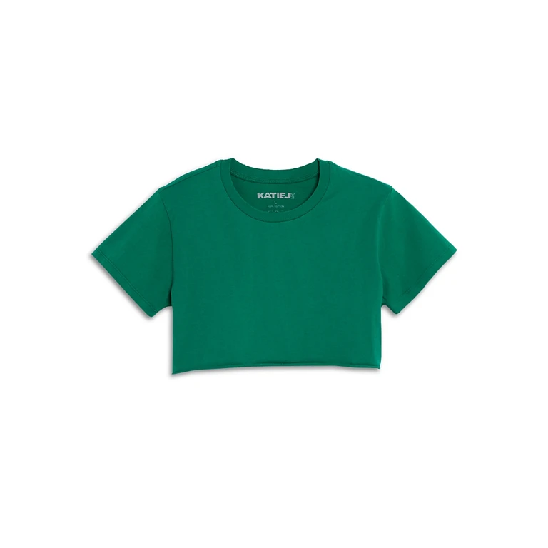 KatieJnyc Girls' Tristan Cropped Tee - Big Kid