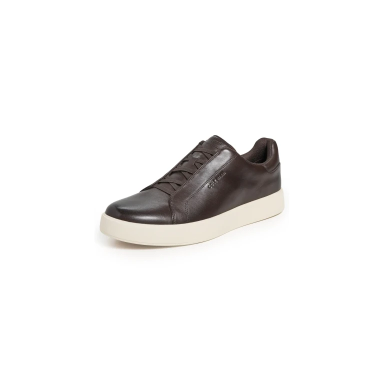 Cole Haan GrandPro Luxe Slip-On Sneakers Navy Blazer Nubuck/Ivory 9