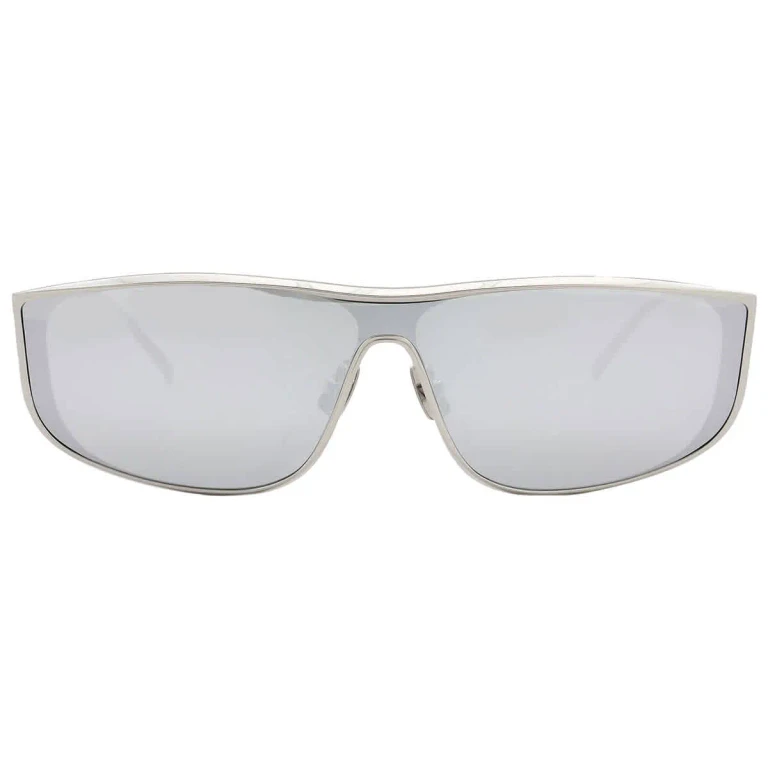 Saint Laurent Silver Shield Unisex Sunglasses SL 605 LUNA 003 135