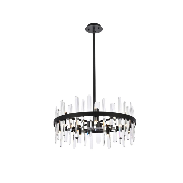 Black 14 Light Pendant from the Serena Collection