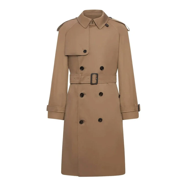 Burberry Manteau Court - Marron