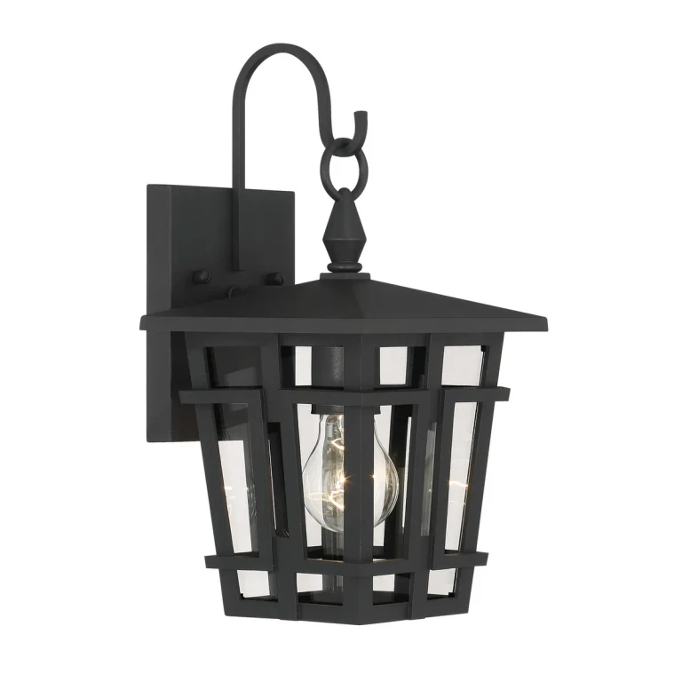 Sand Coal Outdoor Wall Sconce from the Fieldstone Collection