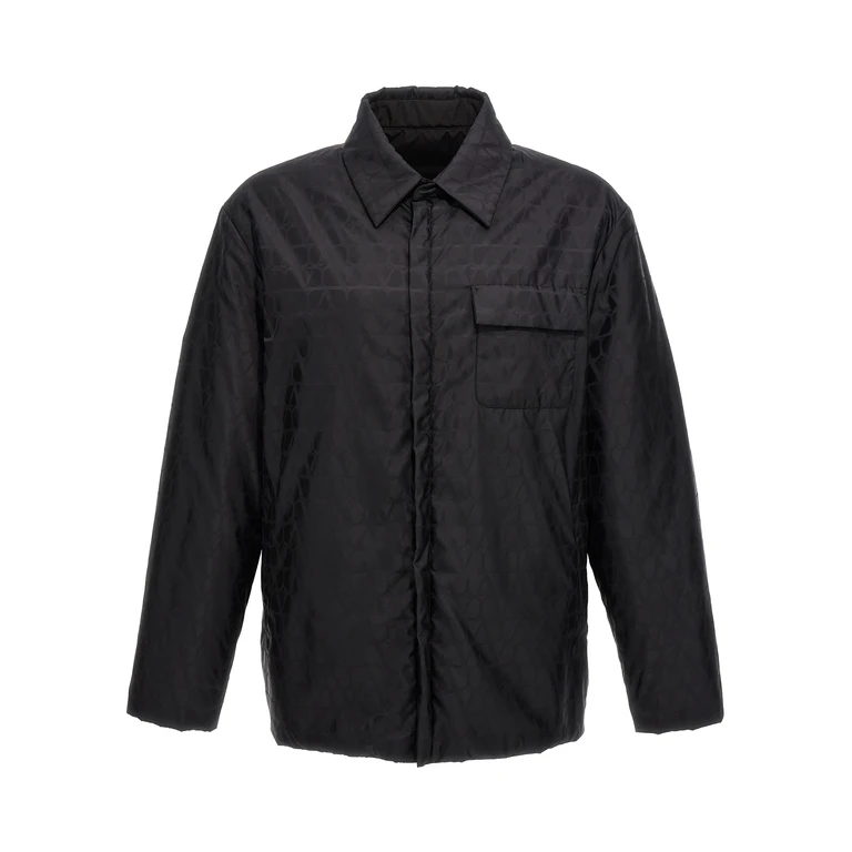 Valentino Garavani Valentino Toile Iconographe reversible jacket Black Polyamide Down Jacket, Parka, Casual - Men