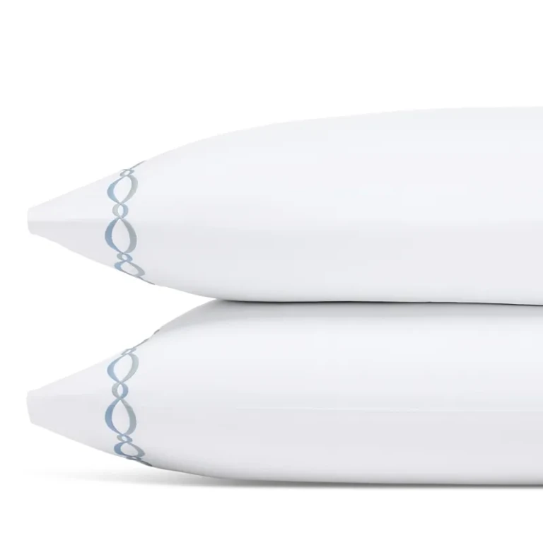Matouk Brando Embroidered Percale Pillowcase, Standard, Set of 2 - Exclusive