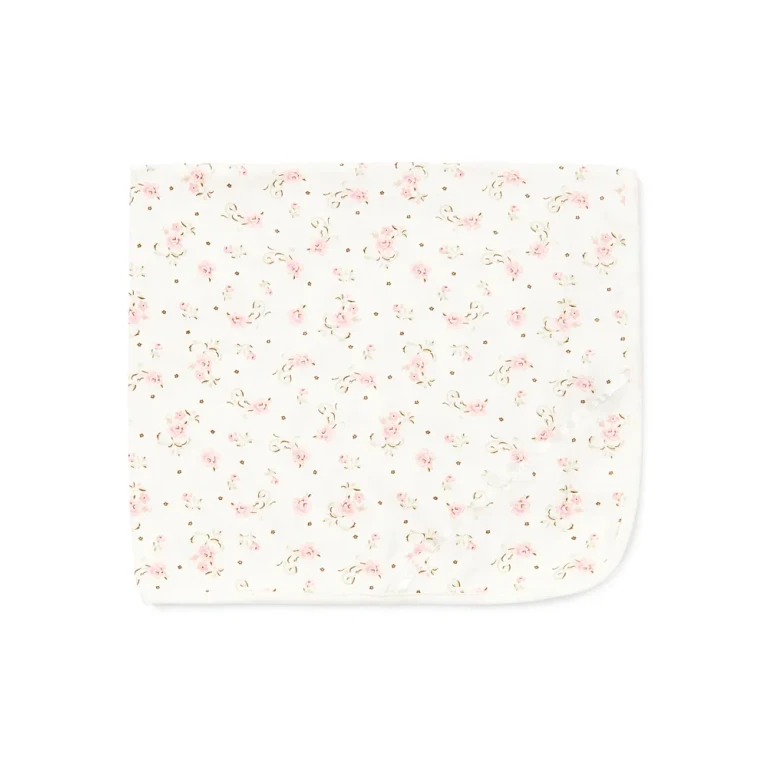 Little Me Girls' Rose Print Blanket - Baby