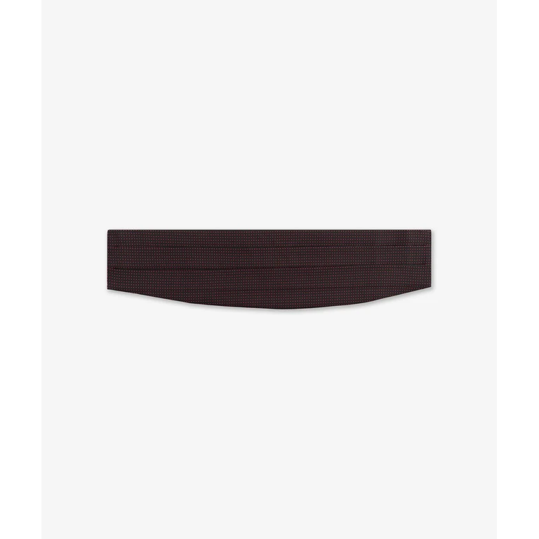 Larusmiani Cummerbund Pois Red Ceremony Band - Unisex