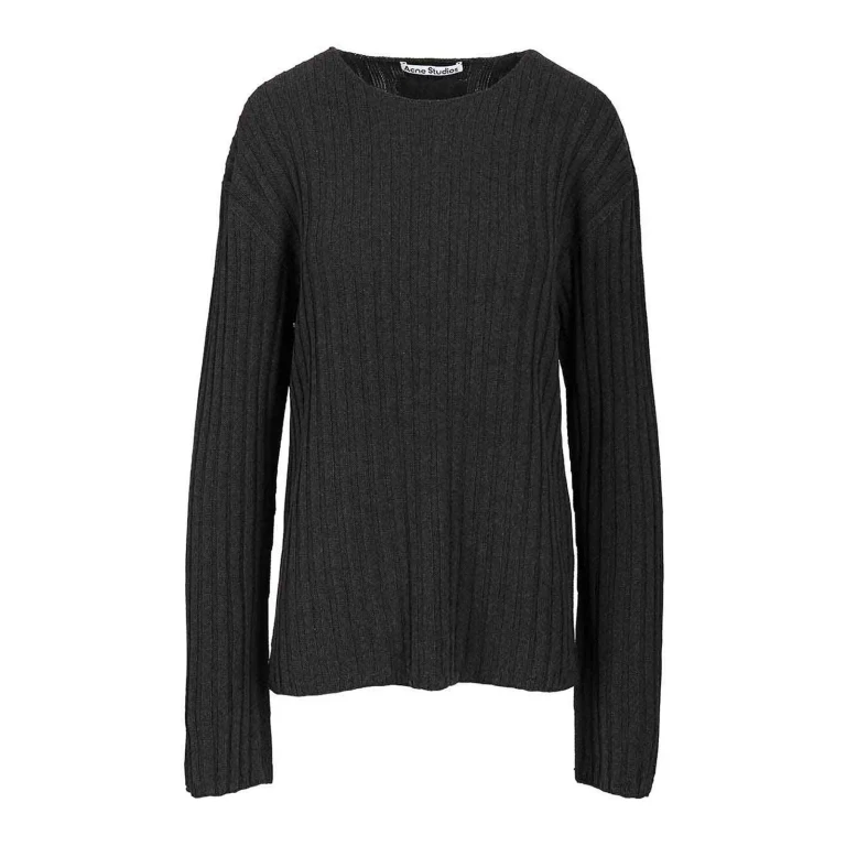 Acne Studios Pull Col Rond - Gris