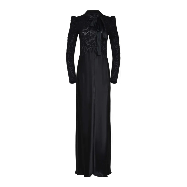 Alberta Ferretti Robe Au Genou - Noir