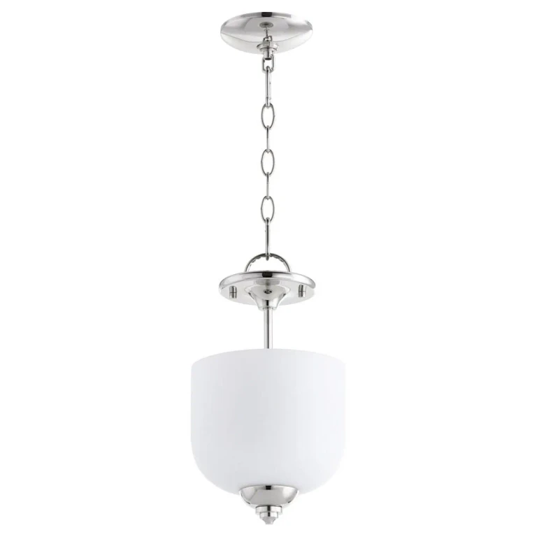Quorum Richmond 3-Light Pendant Light in Polished Nickel