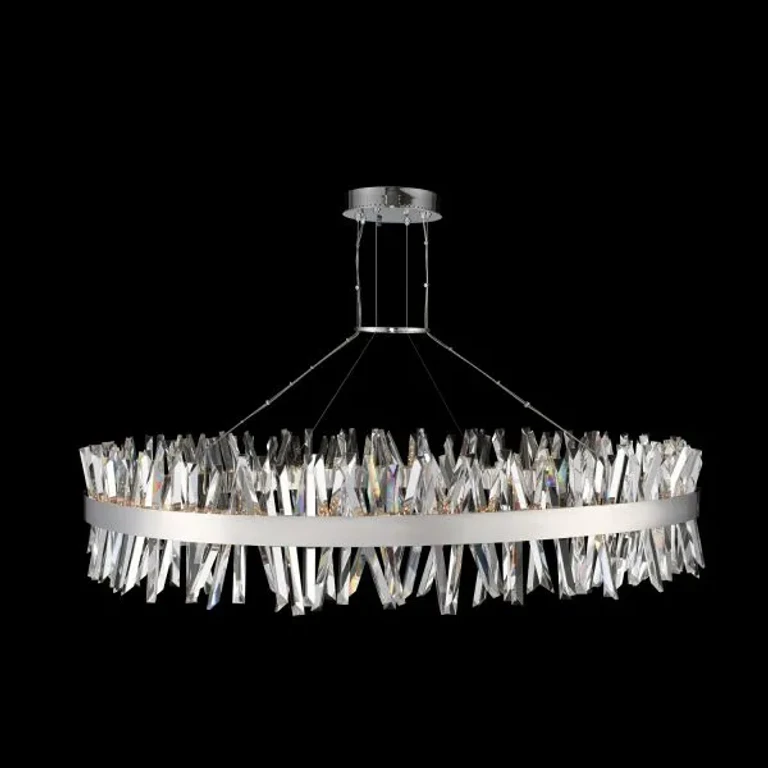 Chrome LED Pendant from the Glacier Collection