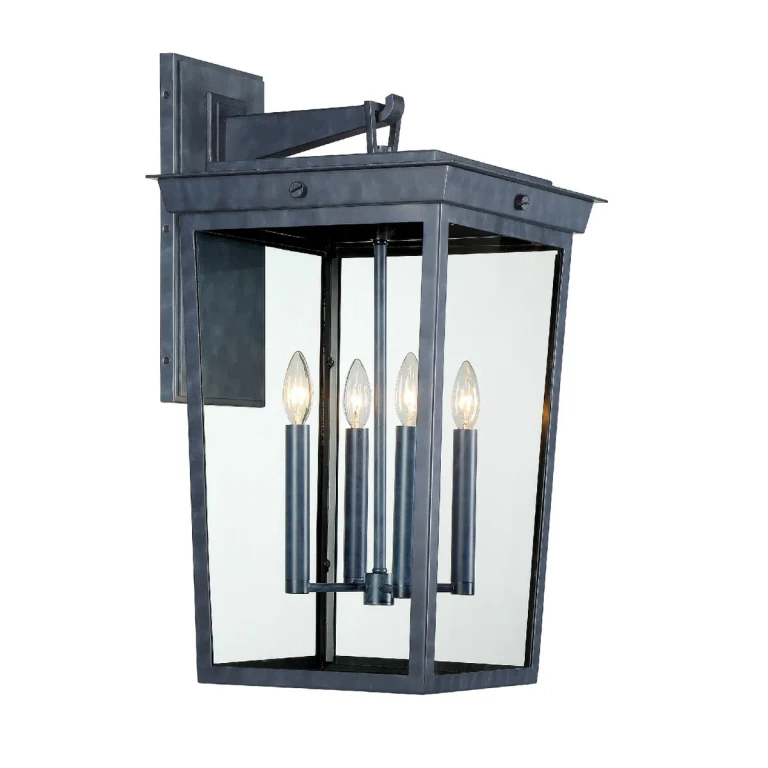Belmont 4-Light Outdoor Wall Light in Graphite