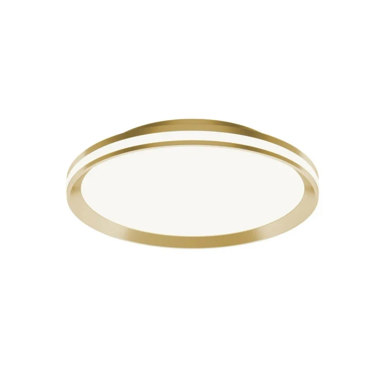 Satin Brass LED Flush Mount from the Sona Collection