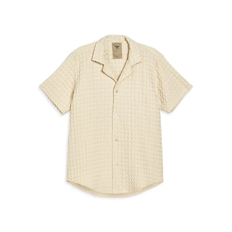 OAS Cuba Waffle Shirt Ecru L