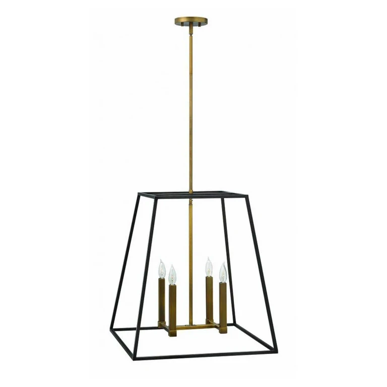 Bronze LED Pendant from the Fulton Collection