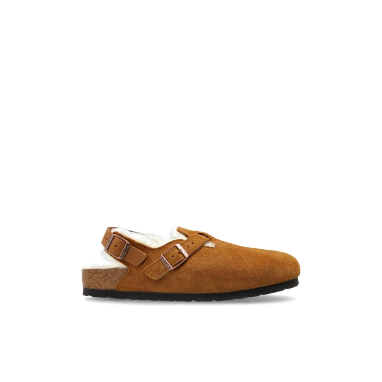 BIRKENSTOCK Tokio 羊毛皮绒面革拖鞋