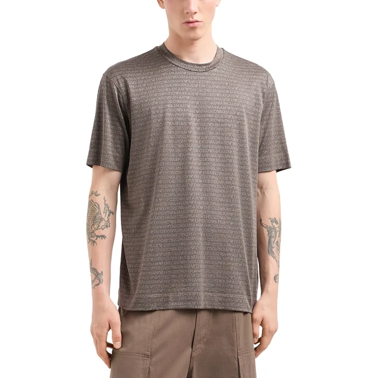 Emporio Armani Jacquard Logo Tee