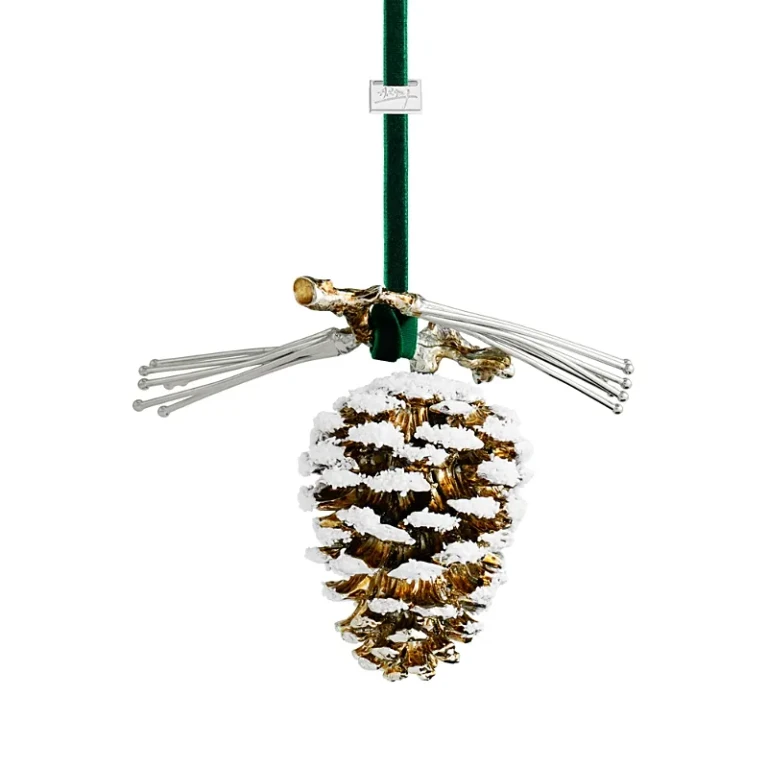 Michael Aram Snowy Pine Cone Ornament
