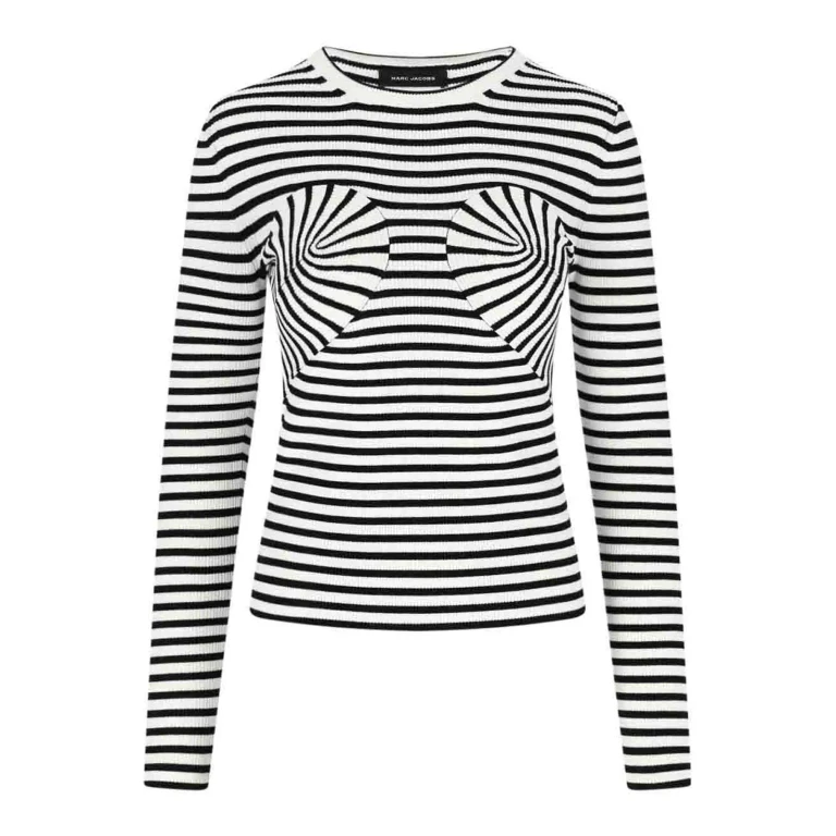 Marc Jacobs trui met boothals - Zwart
