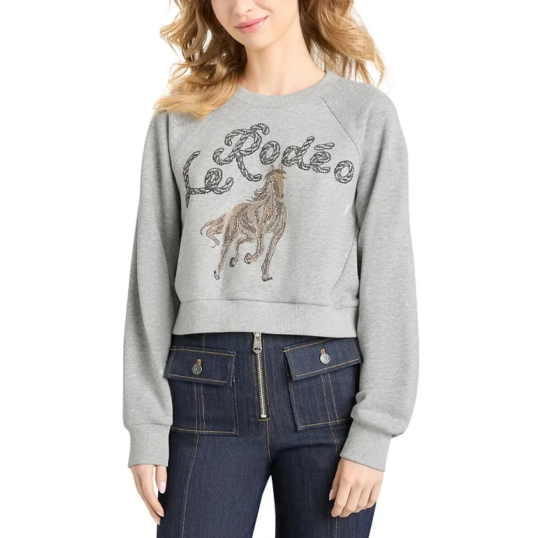 Cinq a Sept Jennifer Le Rodeo Pullover Sweatshirt
