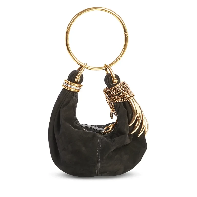 Chloe Mini Suede Bracelet Hobo Bag