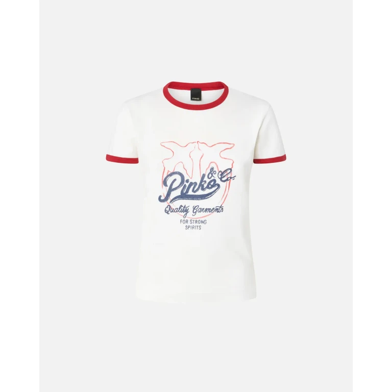 Pinko T-shirt à logo imprimé