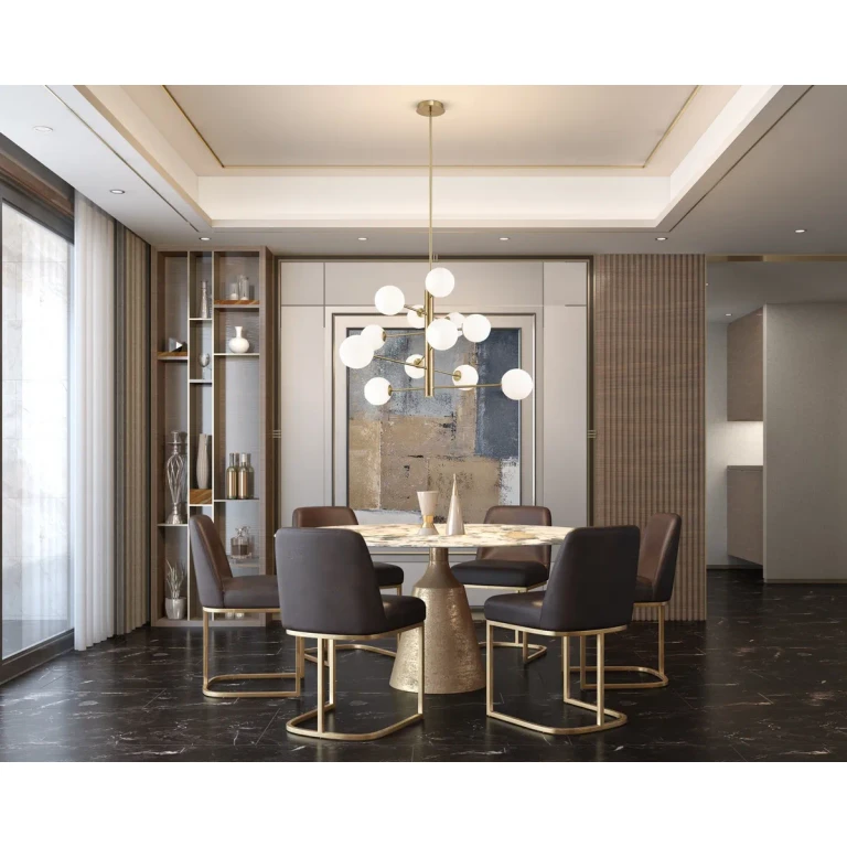 Brass Chandelier from the Aurelia Collection