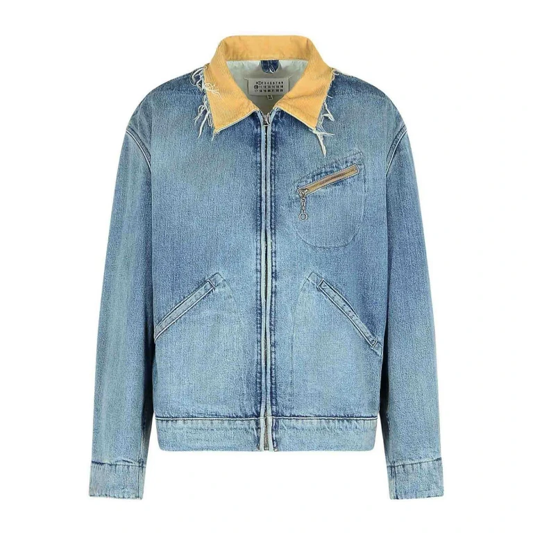 Maison Margiela Veste En Jean - Bleu Clair