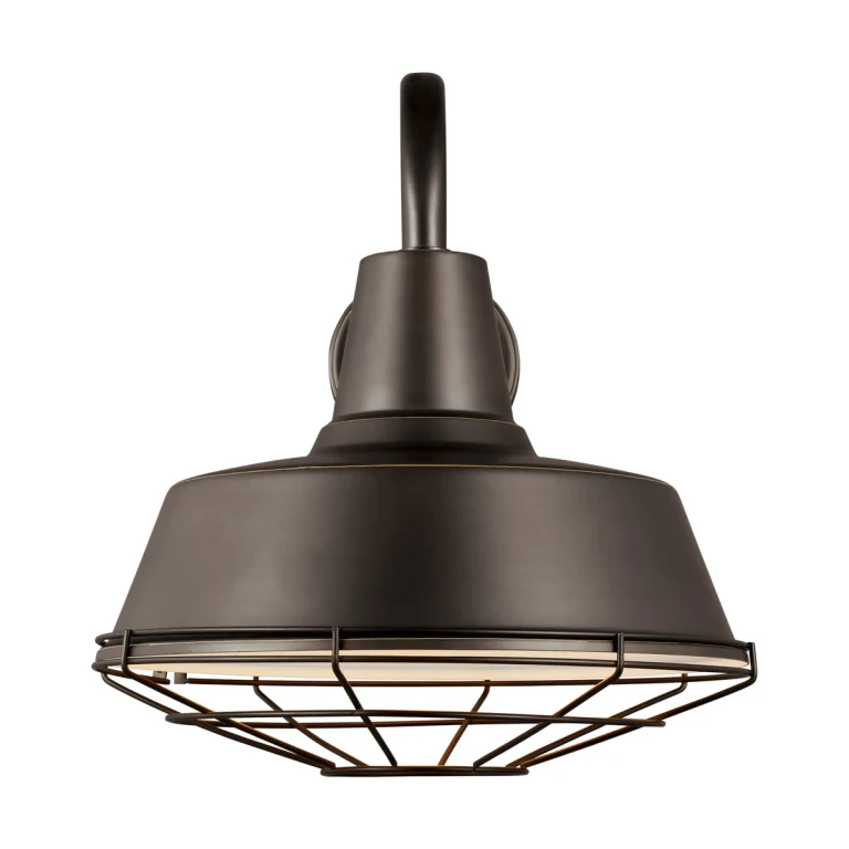 Sea Gull Barn Light Large Cage in Antique Bronze - 97374-71