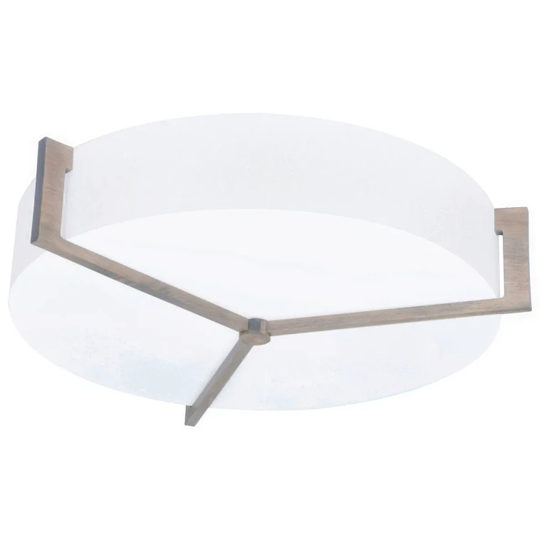 Apex LED Flush Mount in Weathered Grey